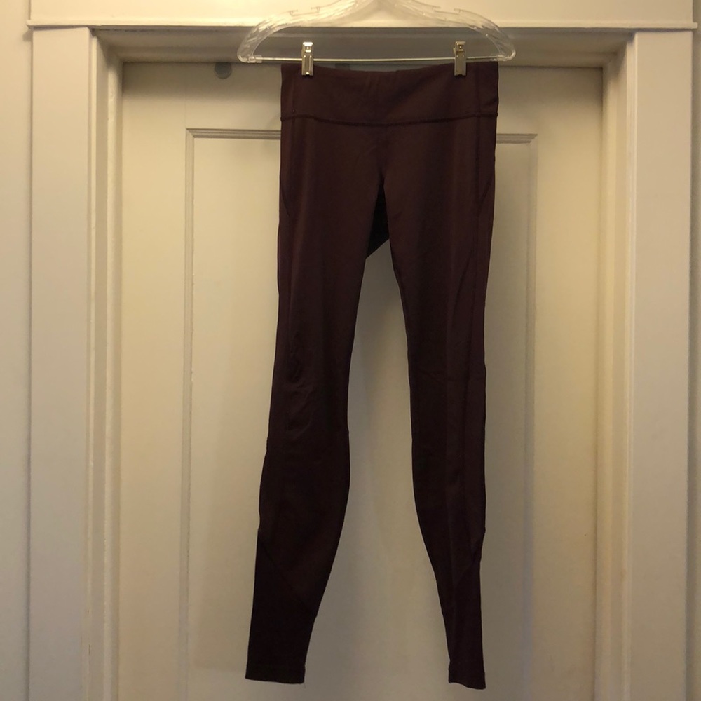 Lululemon Burgundy Leggings